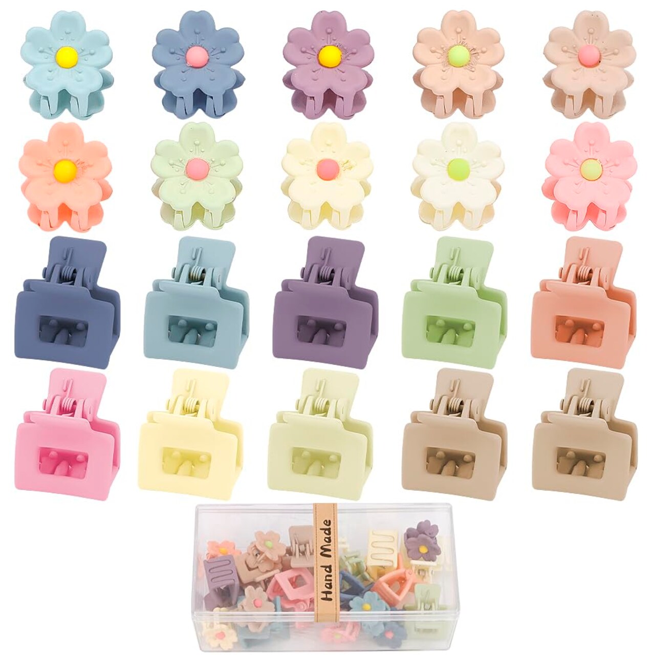 20Pcs Small Claw Clips Jaw Clips Strong Hold Accessories Barrettes